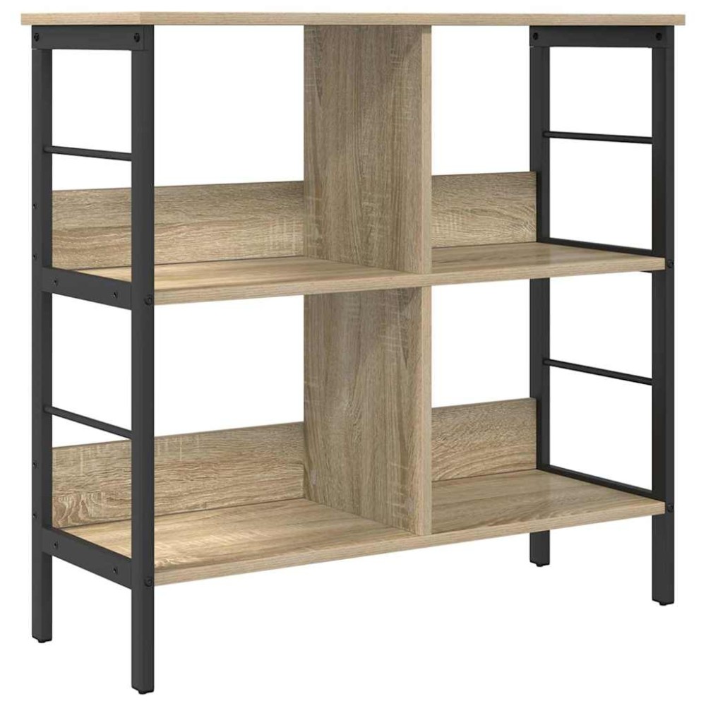 vidaXL Ράφι Βιβλίων 4 επιπέδων 82 x 32 x 79 εκ. Επεξεργασμένο Ξύλο