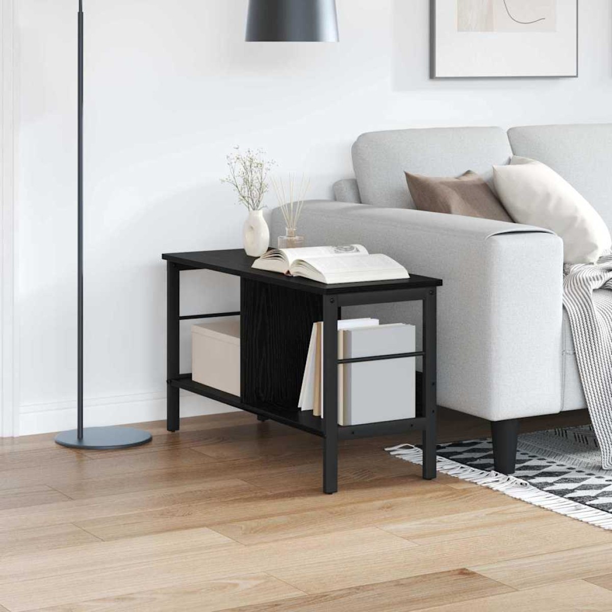 vidaXL Ράφι Βιβλίων 2 επιπέδων 82 x 32 x 47 εκ. Επεξεργασμένο Ξύλο