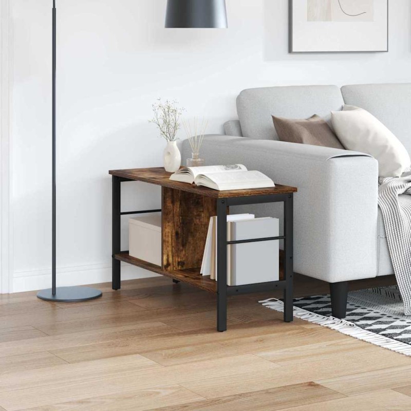 vidaXL Ράφι Βιβλίων 2 επιπέδων 82 x 32 x 47 εκ. Επεξεργασμένο Ξύλο