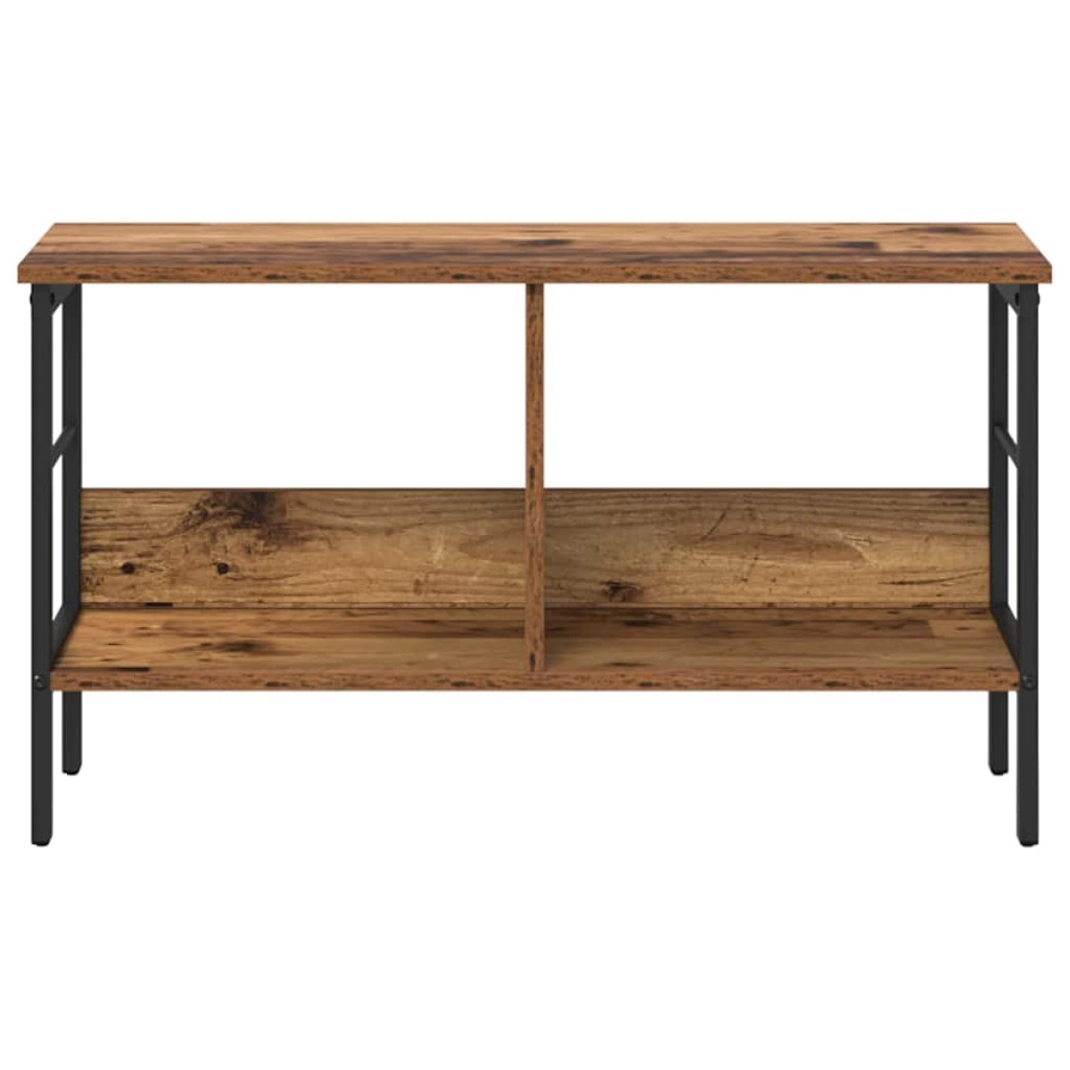 vidaXL Ράφι Βιβλίων 2 επιπέδων 82 x 32 x 47 εκ. Επεξεργασμένο Ξύλο