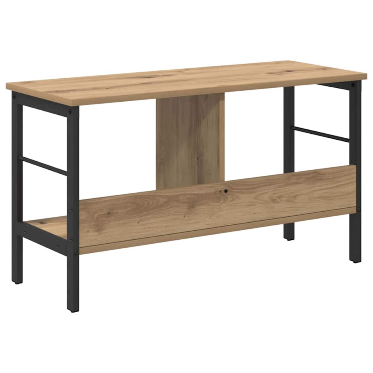 vidaXL Ράφι Βιβλίων 2 επιπέδων 82 x 32 x 47 εκ. Επεξεργασμένο Ξύλο