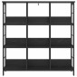 vidaXL Ράφι Βιβλίων 9 επιπέδων 102 x 32 x 104,5 εκ. Επεξεργασμένο Ξύλο