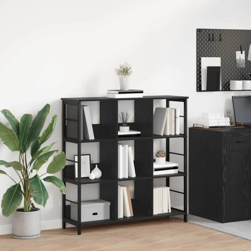 vidaXL Ράφι Βιβλίων 9 επιπέδων 102 x 32 x 104,5 εκ. Επεξεργασμένο Ξύλο