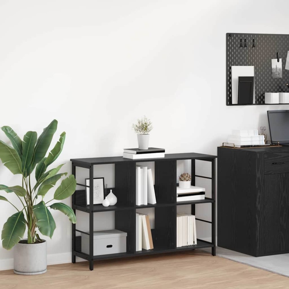 vidaXL Ράφι Βιβλίων 6 επιπέδων 102 x 32 x 72,5 εκ. Επεξεργασμένο Ξύλο
