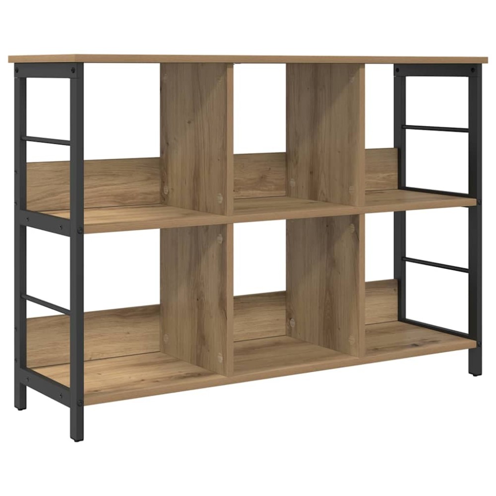 vidaXL Ράφι Βιβλίων 6 επιπέδων 102 x 32 x 72,5 εκ. Επεξεργασμένο Ξύλο
