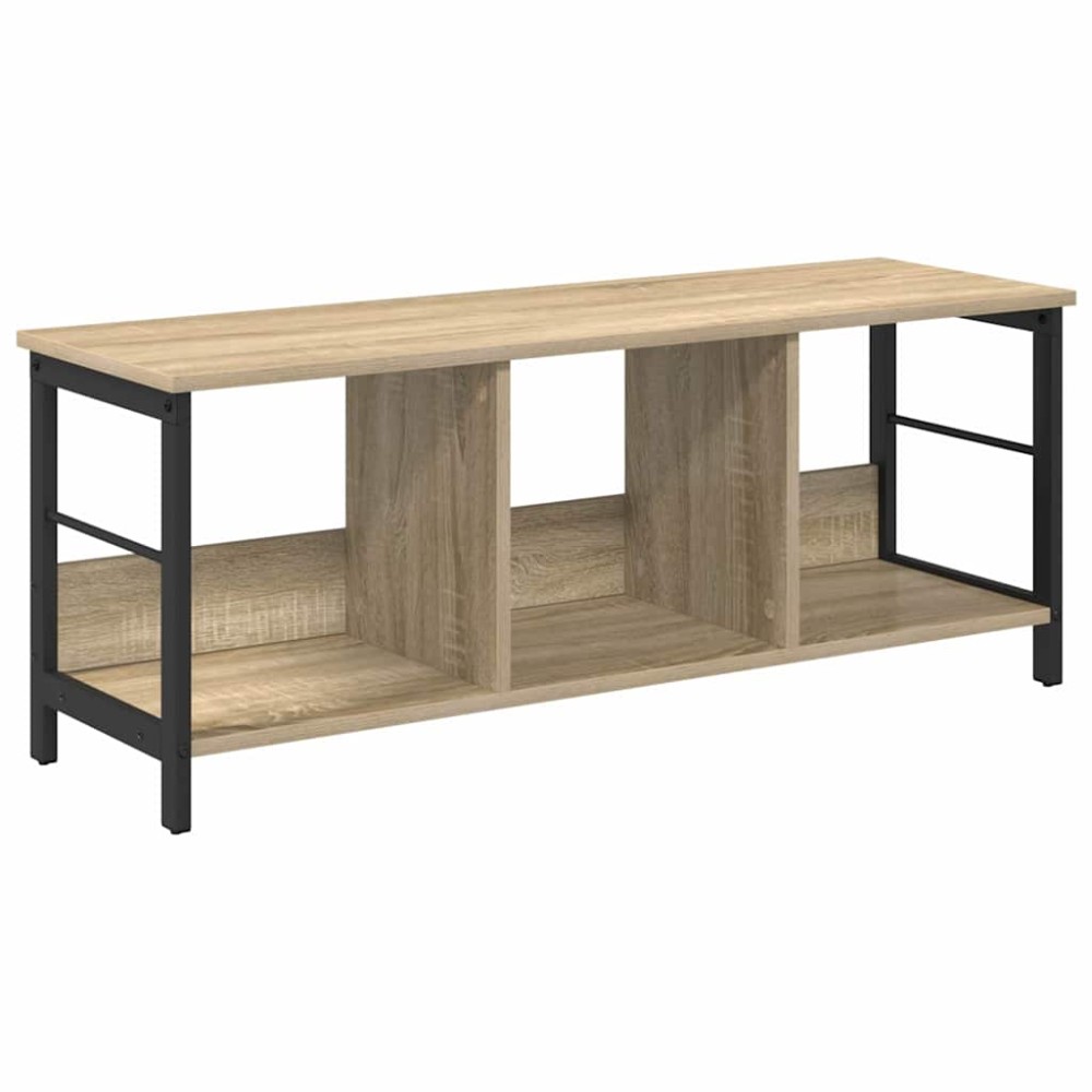 vidaXL Ράφι Βιβλίων 3 επιπέδων 102 x 32 x 40,5 εκ. Επεξεργασμένο Ξύλο