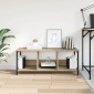 vidaXL Ράφι Βιβλίων 3 επιπέδων 102 x 32 x 40,5 εκ. Επεξεργασμένο Ξύλο