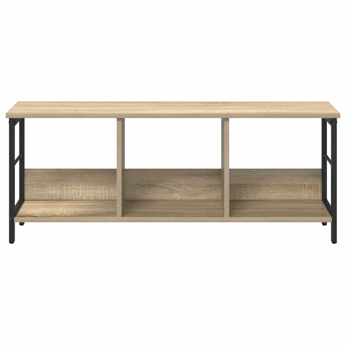 vidaXL Ράφι Βιβλίων 3 επιπέδων 102 x 32 x 40,5 εκ. Επεξεργασμένο Ξύλο
