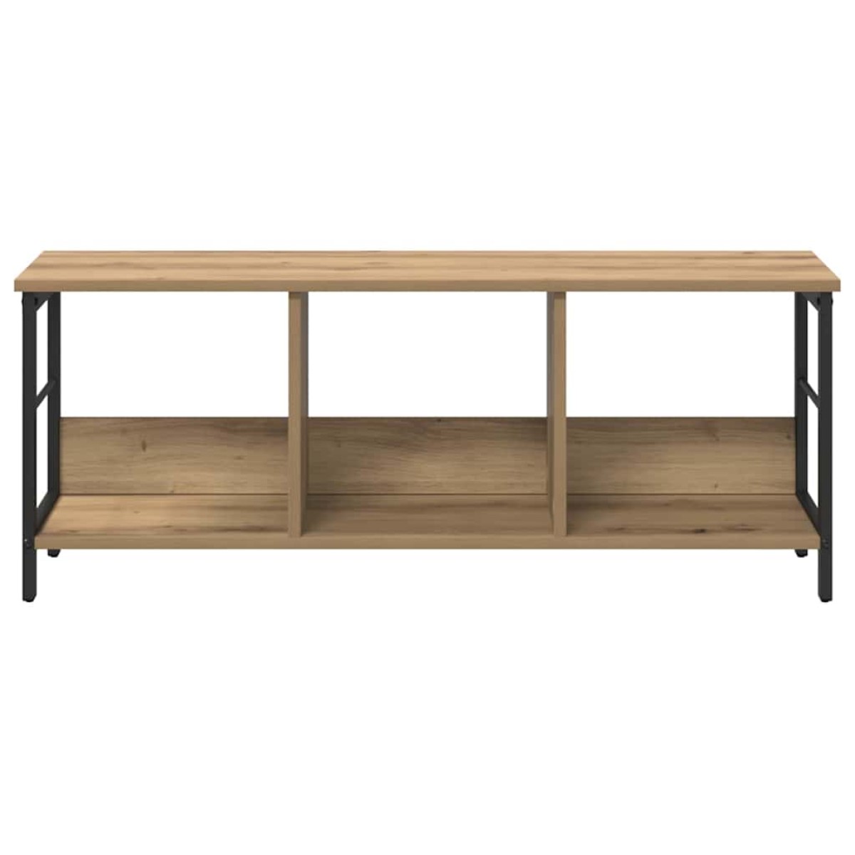 vidaXL Ράφι Βιβλίων 3 επιπέδων 102 x 32 x 40,5 εκ. Επεξεργασμένο Ξύλο