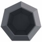 vidaXL Γλάστρα Ανθρακί 100 x 100 x 80 εκ Ατσάλι