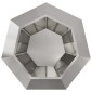 vidaXL Γλάστρα Ασημί 100 x 100 x 80 εκ Ανοξείδωτο ατσάλι