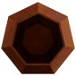 vidaXL Γλάστρα 2 τμχ. Σκ rusty 100 x 100 x 80 εκ