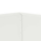 vidaXL Γλάστρα Λευκό 50 x 50 x 40 cm Ατσάλι