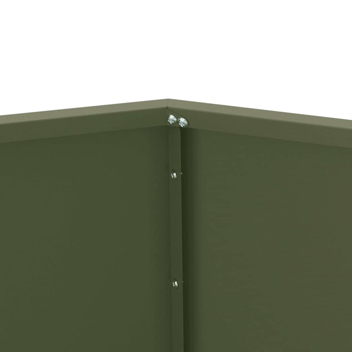 vidaXL Γλάστρα Ελιά Πράσινη 50 x 50 x 40 cm Ατσάλι