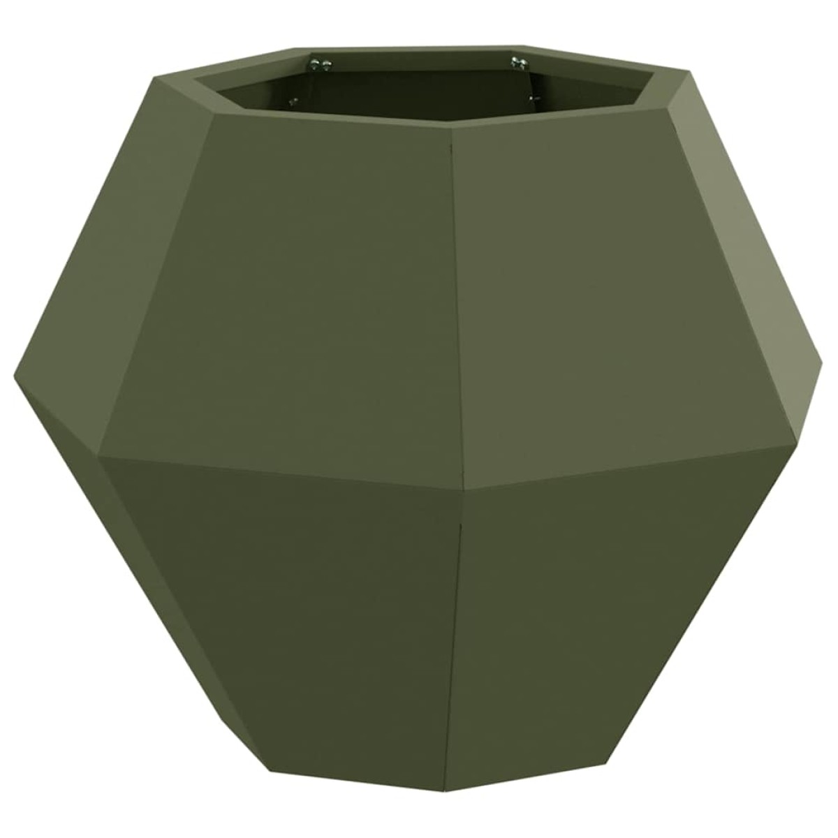 vidaXL Γλάστρα 2 τμχ. Ελιά Πράσινη 50 x 50 x 40 cm Ατσάλι