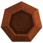 vidaXL Γλάστρα Σκ rusty 50 x 50 x 40 cm Ατσάλι Σκληρυθέν στον Αέρα