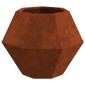vidaXL Γλάστρα 2 τμχ. Σκ rusty 50 x 50 x 40 cm