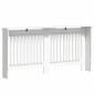 vidaXL Καπάκι Καλοριφέρ Γυαλιστερό Λευκό 172 x 19 x 81,5 cm