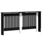 vidaXL Καπάκι Καλοριφέρ Μαύρη Δρυς 172 x 19 x 81,5 cm