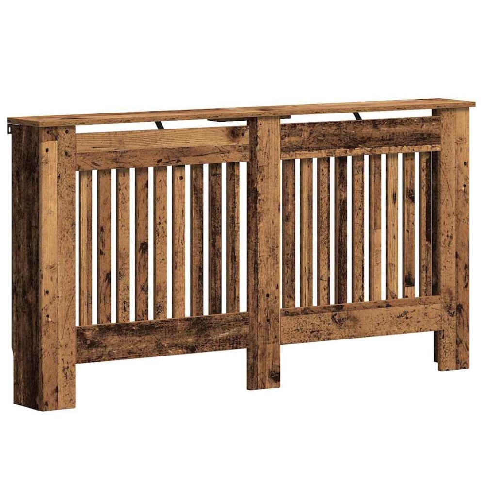 vidaXL Καπάκι Καλοριφέρ Παλαιωμένο ξύλο 152 x 19 x 81,5 cm