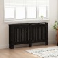 vidaXL Καπάκι Καλοριφέρ Μαύρη Δρυς 152 x 19 x 81,5 cm
