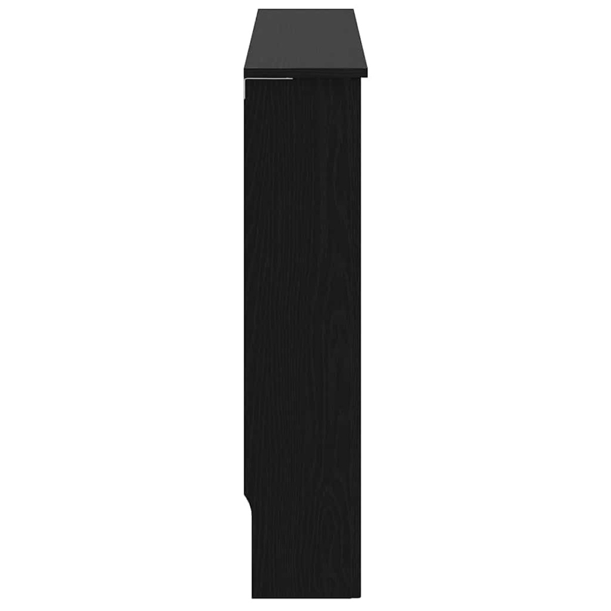 vidaXL Καπάκι Καλοριφέρ Μαύρη Δρυς 152 x 19 x 81,5 cm