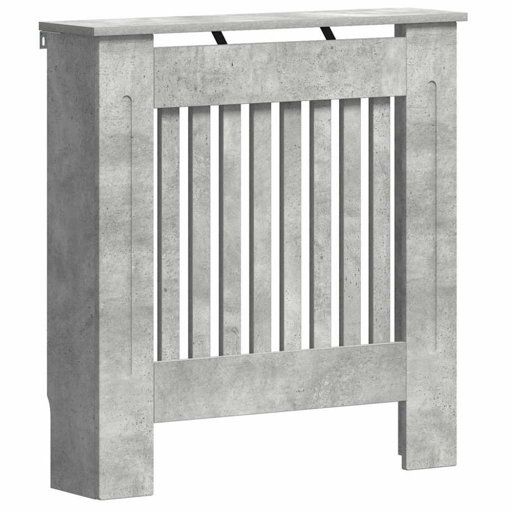 vidaXL Καπάκι Καλοριφέρ Γκρι Σκυροδέματος 78 x 19 x 81,5 cm