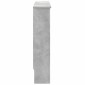 vidaXL Καπάκι Καλοριφέρ Γκρι Σκυροδέματος 78 x 19 x 81,5 cm