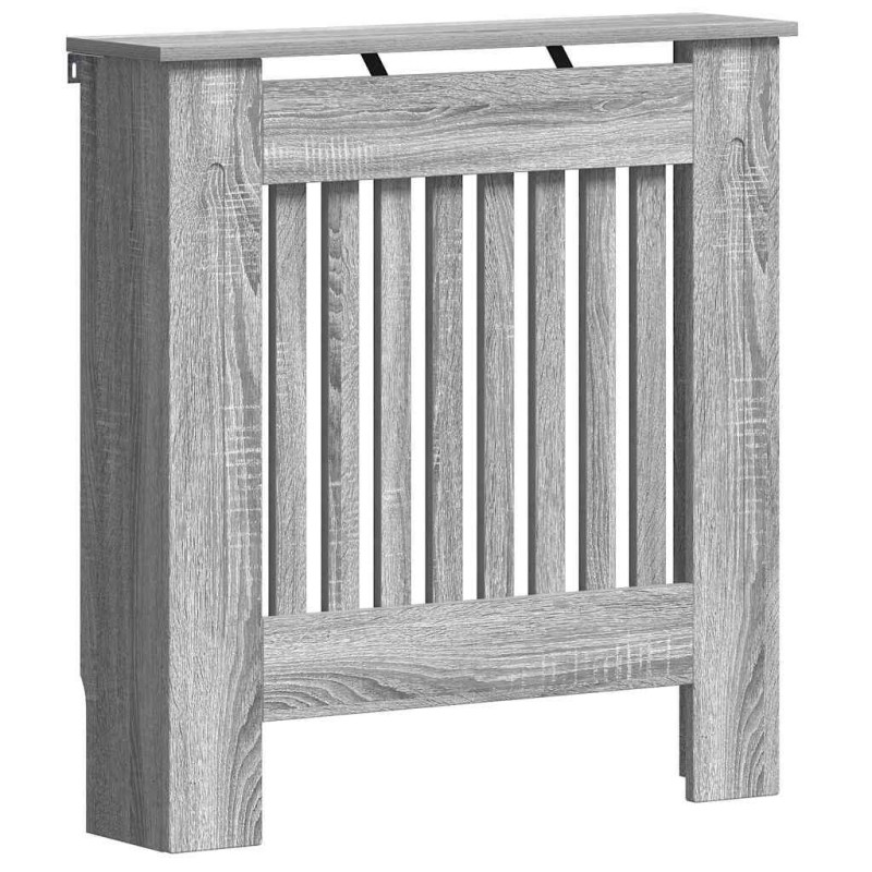 vidaXL Καπάκι Καλοριφέρ Γκρι Sonoma 78 x 19 x 81,5 cm