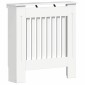 vidaXL Καπάκι Καλοριφέρ Γυαλιστερό Λευκό 78 x 19 x 81,5 cm