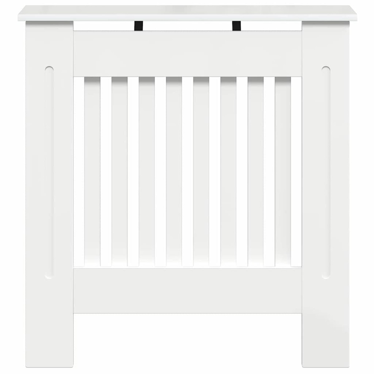 vidaXL Καπάκι Καλοριφέρ Γυαλιστερό Λευκό 78 x 19 x 81,5 cm