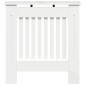 vidaXL Καπάκι Καλοριφέρ Γυαλιστερό Λευκό 78 x 19 x 81,5 cm
