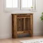 vidaXL Καπάκι Καλοριφέρ Παλαιωμένο ξύλο 78 x 19 x 81,5 cm