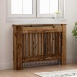 vidaXL Καπάκι Καλοριφέρ Παλαιωμένο ξύλο 112 x 19 x 81,5 cm