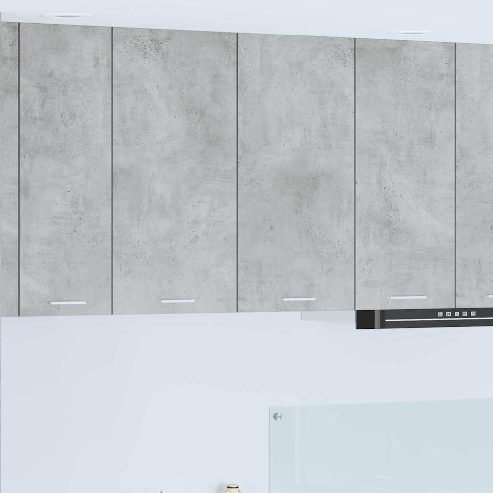 vidaXL Κρεμαστό ντουλάπι Σκυρόδεμα Γκρι 80 x 31 x 80 εκ.