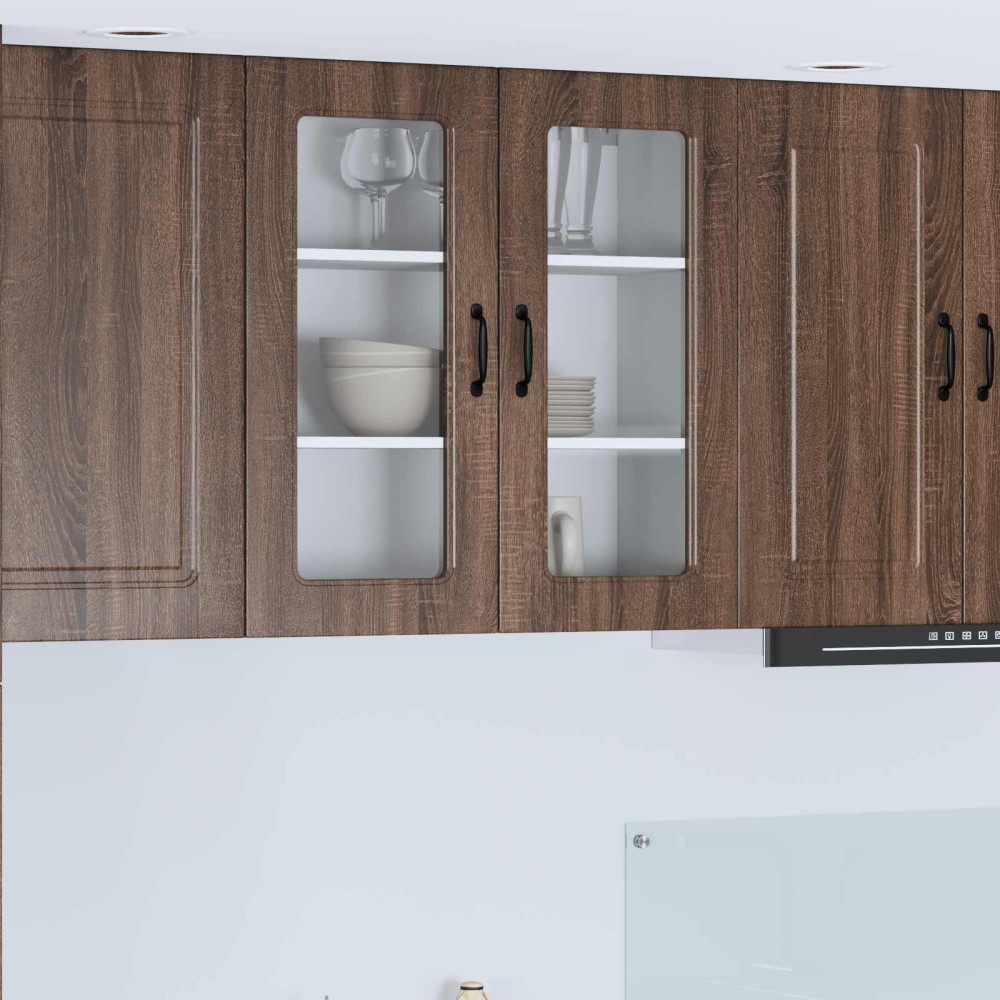vidaXL Πάνελ πλυντηρίου πιάτων Kalmar Καφέ δρυς 80 x 31 x 80 εκ.