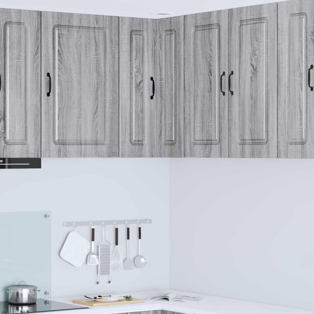 vidaXL Πάνελ πλυντηρίου πιάτων Kalmar Γκρίζο Σονομα 57 x 57 x 80 εκ.