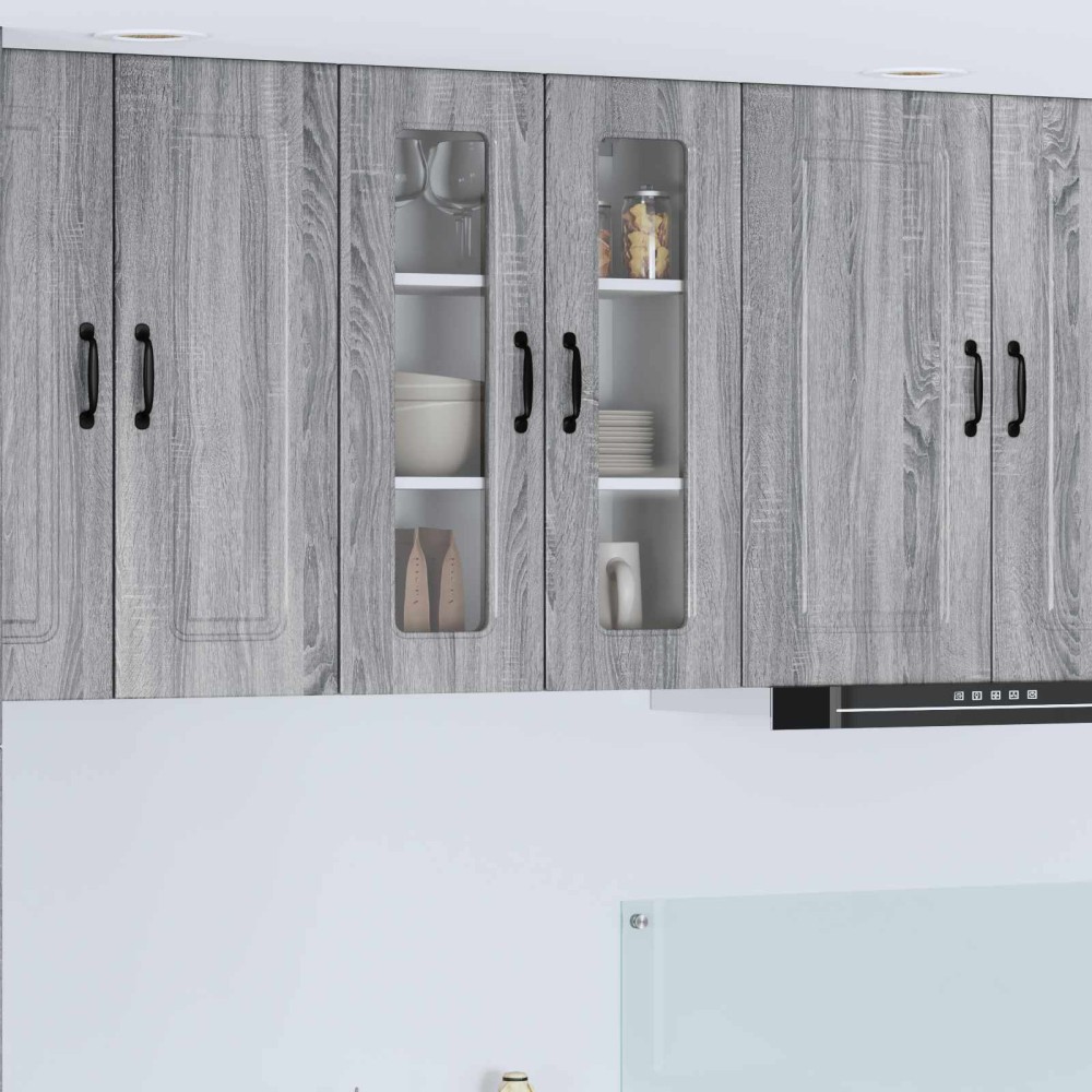 vidaXL Πάνελ πλυντηρίου πιάτων Kalmar Γκρίζο Σονομα 60 x 31 x 80 εκ.
