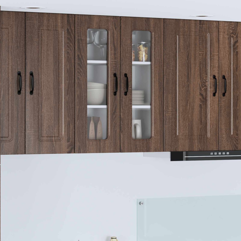 vidaXL Πάνελ πλυντηρίου πιάτων Kalmar Καφέ δρυς 60 x 31 x 80 εκ.