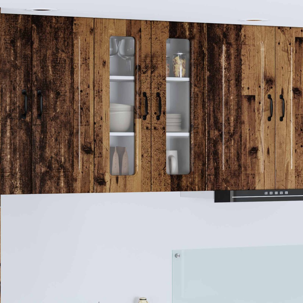 vidaXL Πάνελ πλυντηρίου πιάτων Kalmar Παλιό ξύλο 60 x 31 x 80 εκ.