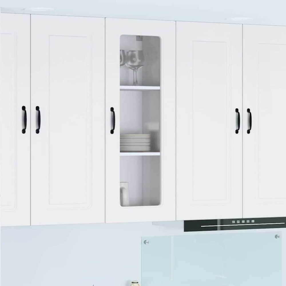 vidaXL Πάνελ πλυντηρίου πιάτων Kalmar Λευκό 40 x 31 x 100 εκ.
