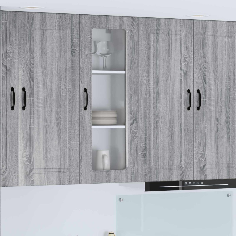 vidaXL Πάνελ πλυντηρίου πιάτων Kalmar Γκρίζο Σονομα 40 x 31 x 100 εκ.