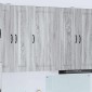 vidaXL Πάνελ πλυντηρίου πιάτων Kalmar Γκρίζο Σονομα 50 x 31 x 100 εκ.