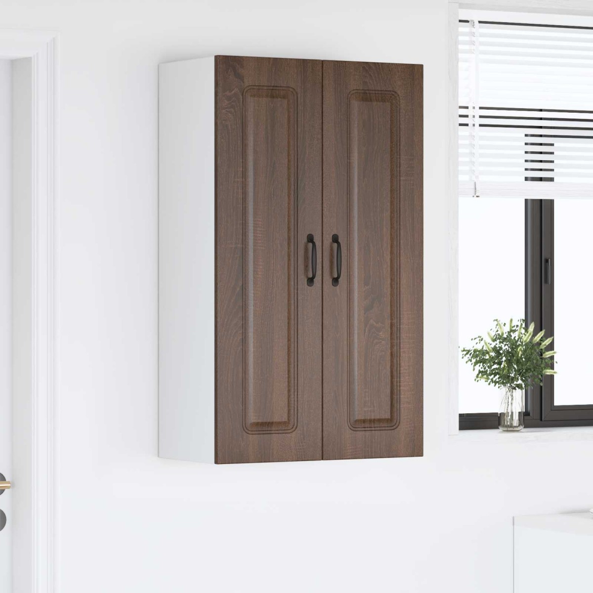 vidaXL Πάνελ πλυντηρίου πιάτων Kalmar Καφέ δρυς 60 x 31 x 100 εκ.