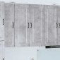 vidaXL Πάνελ πλυντηρίου πιάτων Kalmar Σκυρόδεμα Γκρι 80 x 31 x 100 εκ.