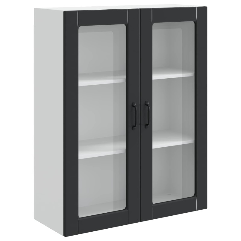 vidaXL Πάνελ πλυντηρίου πιάτων Kalmar Μαύρο 80 x 31 x 100 εκ.