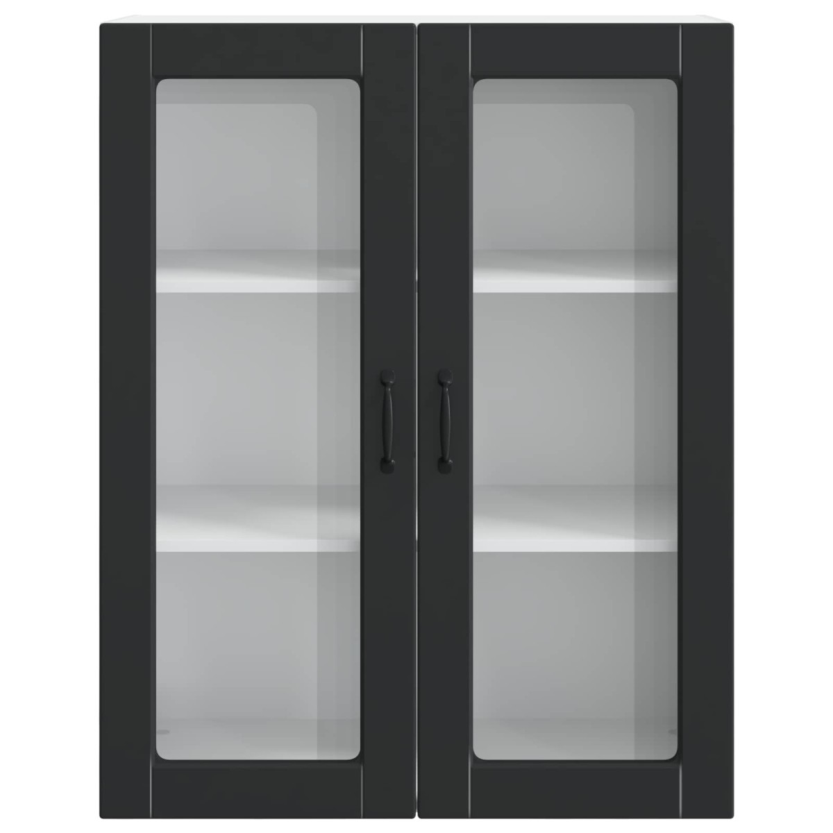 vidaXL Πάνελ πλυντηρίου πιάτων Kalmar Μαύρο 80 x 31 x 100 εκ.
