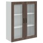 vidaXL Πάνελ πλυντηρίου πιάτων Kalmar Καφέ δρυς 80 x 31 x 100 εκ.