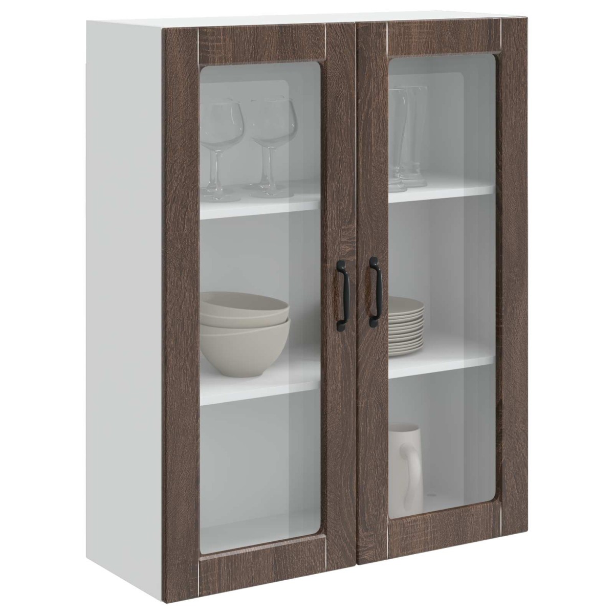 vidaXL Πάνελ πλυντηρίου πιάτων Kalmar Καφέ δρυς 80 x 31 x 100 εκ.