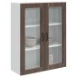 vidaXL Πάνελ πλυντηρίου πιάτων Kalmar Καφέ δρυς 80 x 31 x 100 εκ.